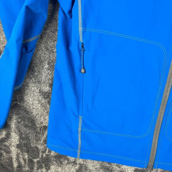 Eddie Bauer First Ascent Whittaker Lightweight Mock Neck Full Zip Blue Jacket M - Picture 4 of 11
